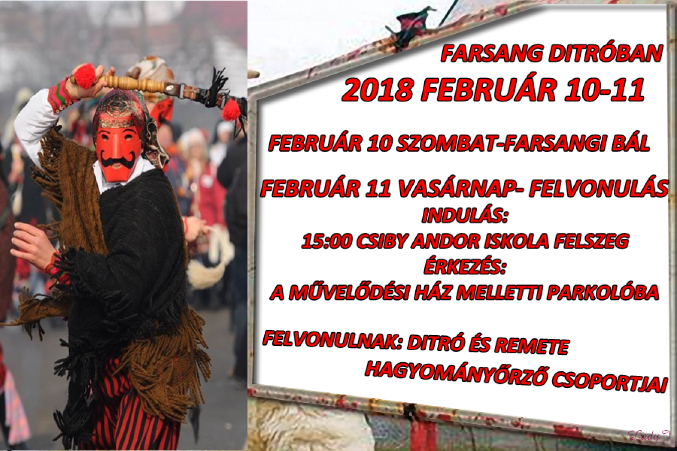 Farsang Ditróban 2018